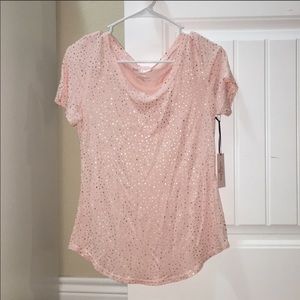 Rose Gold Dotted T-shirt